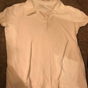 White polo shirts